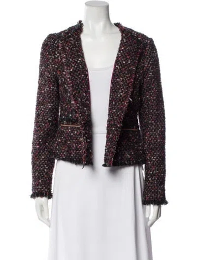 Pre-owned Ted Baker Wool Tweed Pattern Evening Jacket In Multi