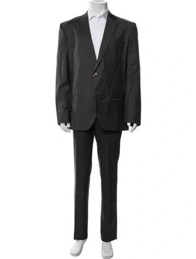 Pre-owned Ted Baker Wool Two-piece Blazer In Grey