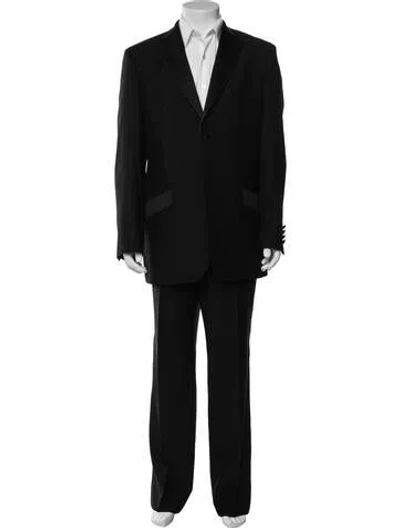 Pre-owned Ted Baker Wool Two-piece Suit Vest In Black
