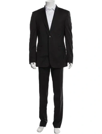 Pre-owned Ted Baker Wool Two-piece Suit Vest In Black