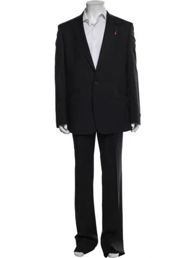 Pre-owned Ted Baker Wool Two-piece Suit Vest In Blue