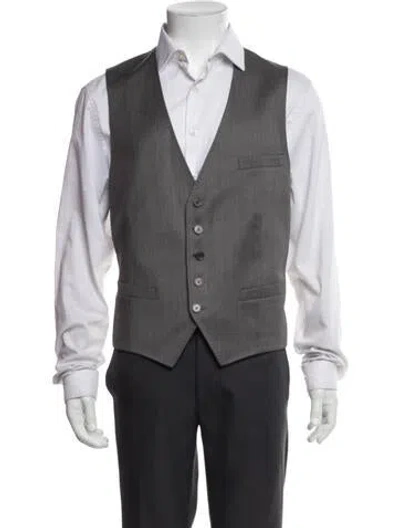 Pre-owned Ted Baker Wool Vest In Grey