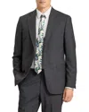 Ted Baker Wright Bengaline Modern Fit Suit Jacket In Gray