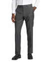 Ted Baker Wright Birdseye Modern Fit Suit Pants In Gray