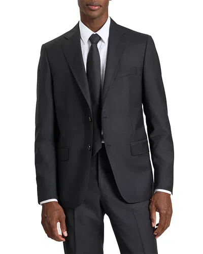 Ted Baker Wright Grid Modern Fit Suit Jacket In Black