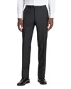 Ted Baker Wright Grid Modern Fit Suit Pants In Black