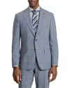 Ted Baker Wright Plaid Modern Fit Suit Jacket In Blue