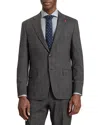 Ted Baker Wright Plaid Modern Fit Suit Jacket In Brown