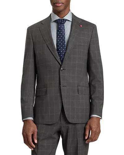 Ted Baker Wright Plaid Modern Fit Suit Jacket In Brown