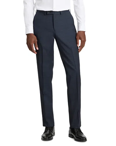Ted Baker Wright Plaid Modern Fit Suit Pants In Blue