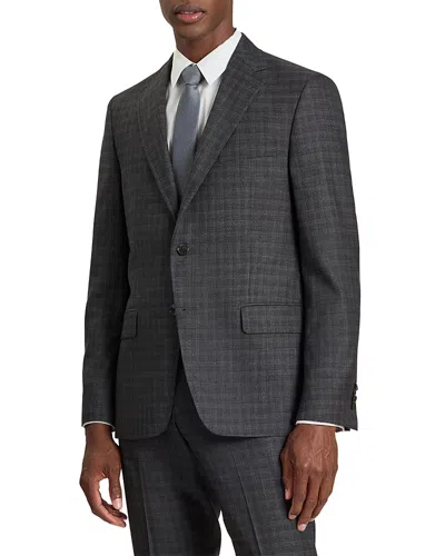 Ted Baker Wright Tattersall Modern Fit Suit Jacket In Gray