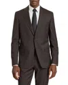 Ted Baker Wright Twill Modern Fit Suit Jacket In Brown