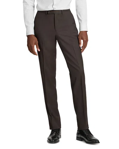 Ted Baker Wright Twill Modern Fit Suit Pants In Brown