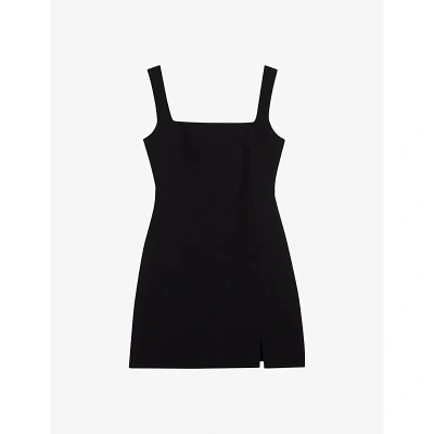 Ted Baker Womens Black Wynod A-line Woven Mini Dress