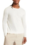 Ted Baker Yaen Textured Long Sleeve T-shirt In White
