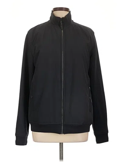 Pre-owned Ted Baker Zip Up Hoodie In Black