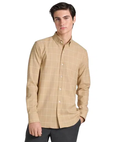 Ted By Ted Baker Men's Euston Plaid Classic-fit Button-up Shirt In Beige