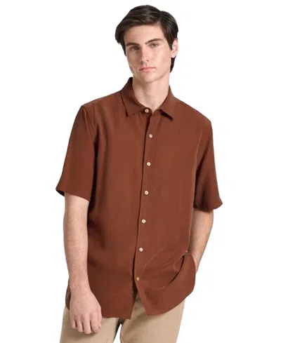 Ted By Ted Baker Men's Finchley Point-collar Classic-fit Shirt In Beige