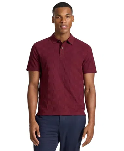 Ted By Ted Baker Men's Fulham Textured Classic-fit Polo Shirt In Red