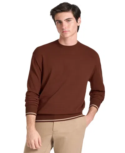 Ted By Ted Baker Men's Hendon Long-sleeve Regular-fit Crewneck Sweater In White