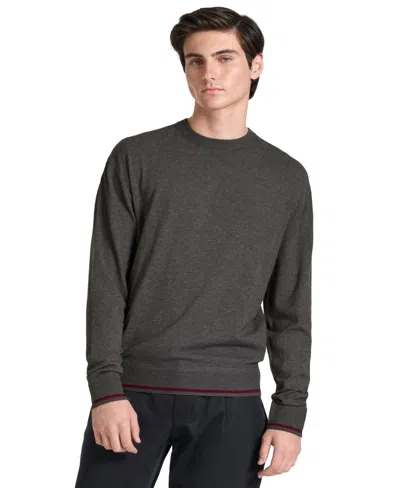 Ted By Ted Baker Men's Hendon Long-sleeve Regular-fit Crewneck Sweater In Gray