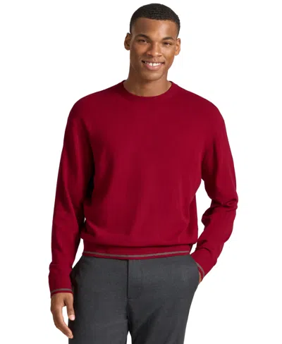 Ted By Ted Baker Men's Hendon Long-sleeve Regular-fit Crewneck Sweater In Red
