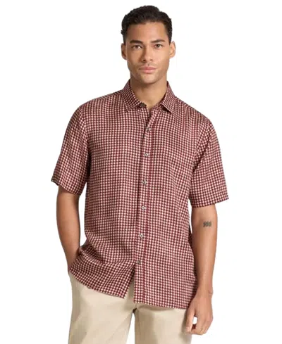 Ted By Ted Baker Men's Kilbourn Printed Classic-fit Shirt In Red