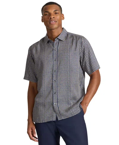 Ted By Ted Baker Men's Kilbourn Printed Classic-fit Short-sleeve Shirt In Blue