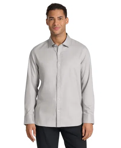 Ted By Ted Baker Men's Lancaster Herringbone Classic-fit Button-down Shirt In Grey