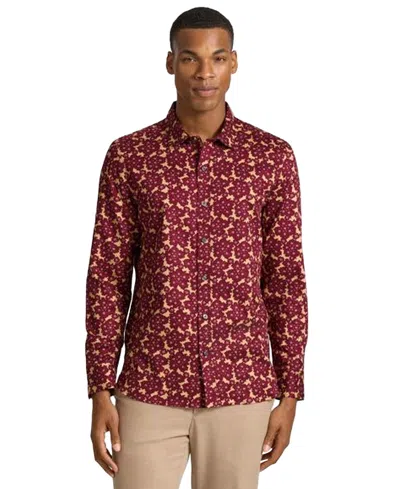Ted By Ted Baker Men's Lancaster Printed Classic-fit Shirt In Red