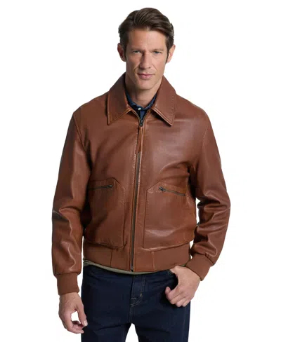 Ted By Ted Baker Men's Teddy Leather Bomber Jacket In Black