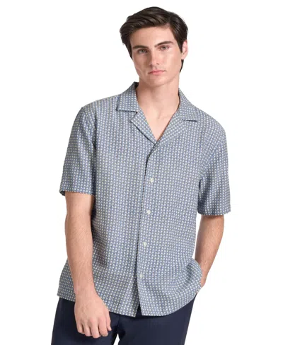Ted By Ted Baker Men's Warwick Short-sleeve Camp Button-up Shirt In Blue
