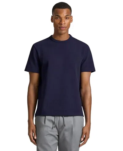 Ted By Ted Baker Men's Wilton Textured Crewneck Classic-fit T-shirt In Blue
