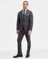 Ted By Ted Baker Mens Modern Fit Charcoal Birdseye Wool Blend Suit Separates In Gray