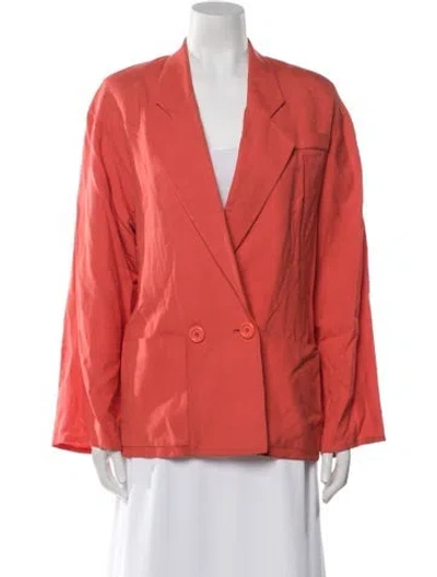 Pre-owned Ted Lapidus Blazer In Orange