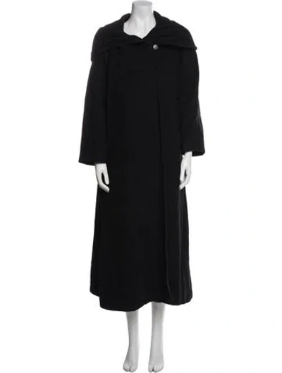 Pre-owned Ted Lapidus Cashmere Coat In Blue