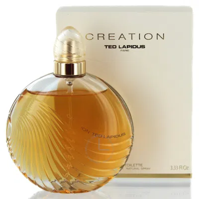 Ted Lapidus Creation /  Edt Spray New Packaging 3.33 oz (w) In White