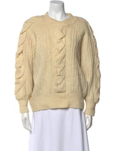 Pre-owned Ted Lapidus Crew Neck Sweater In Neutral