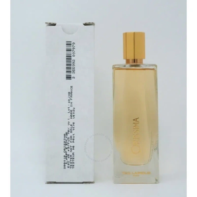 Ted Lapidus Ladies Orissima Edp Spray 3.3 oz (tester) Fragrances 3355992007979 In Orange