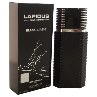 Ted Lapidus Lapidus Black Extreme By  For Men - 3.3 oz Edt Spray In Black / Orange / Violet