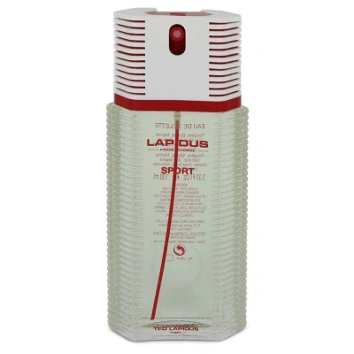 Ted Lapidus Men's Lapidus Pour Homme Sport Edt Spray 3.4 oz (tester) Fragrances 3355992007849 In Orange