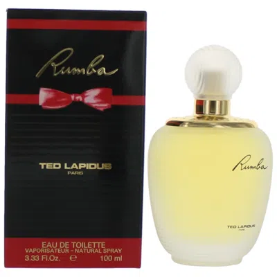 Ted Lapidus Rumba By , 3.3 oz Eau De Toilette Spray For Women In Multi