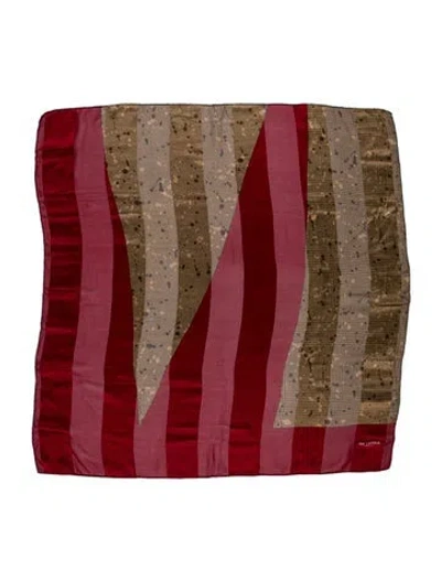 Pre-owned Ted Lapidus Silk Printed Scarf