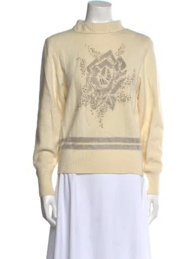 Pre-owned Ted Lapidus Sweater In Neutral