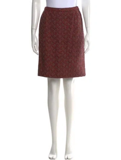 Pre-owned Ted Lapidus Vintage Knee-length Skirt In Multi
