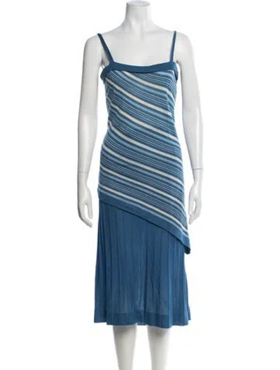 Pre-owned Ted Lapidus Vintage Skirt Set In Blue