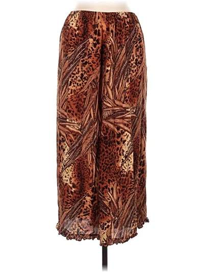 Pre-owned Teddi Casual Skirt In Orange