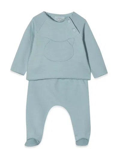 Teddy &amp; Minou Babies' Two-piece Suit In White