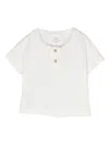 TEDDY &AMP; MINOU WHITE T-SHIRT WITH BUTTONS