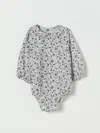 Teddy & Minou Bodysuit  Kids Color Lavander In Gray